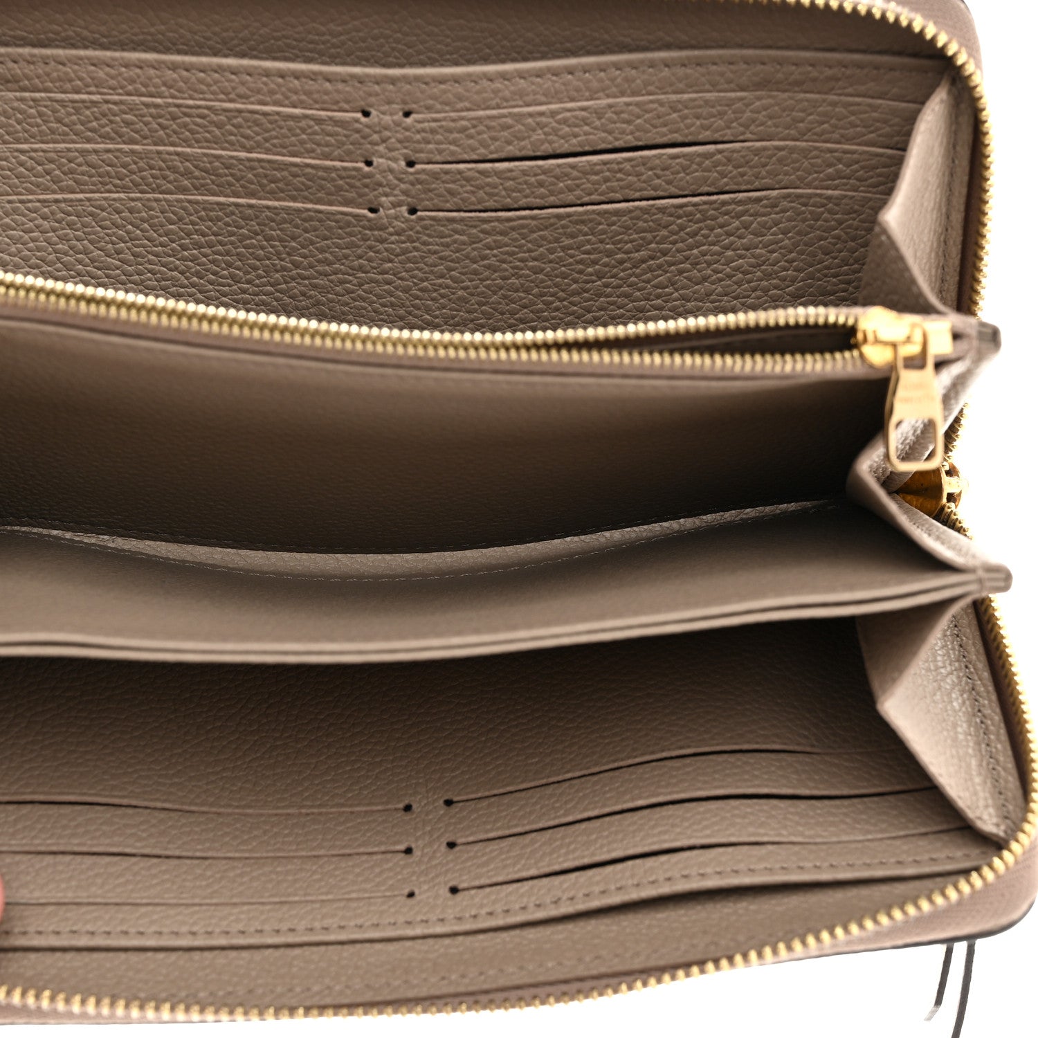 Louis Vuitton Empreinte Monogram Giant Zippy Wallet Tourterelle Creme 5 of 6