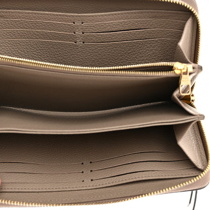 Louis Vuitton Empreinte Monogram Giant Zippy Wallet Tourterelle Creme 5 of 6