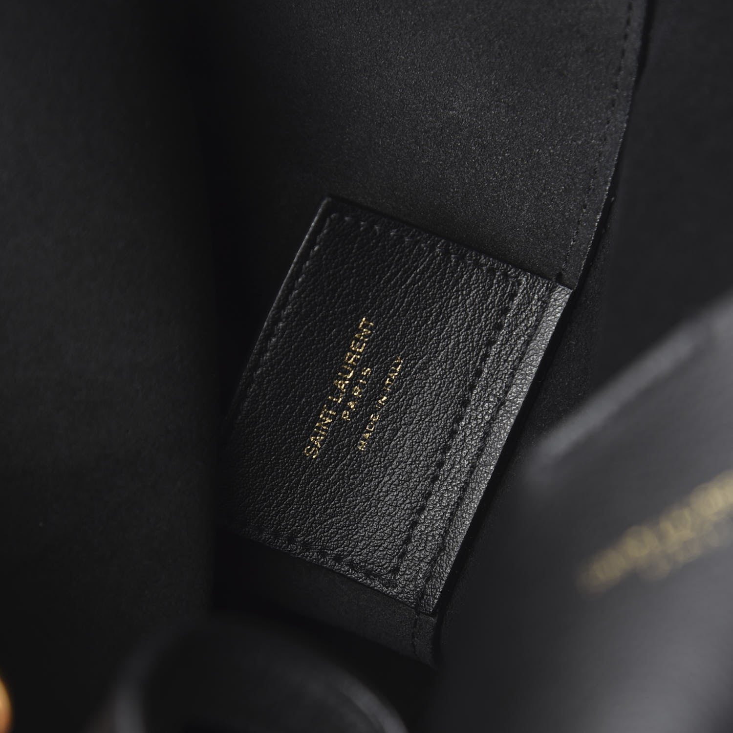 Saint Laurent Calfskin Toy Shopping Tote Black 5 of 7
