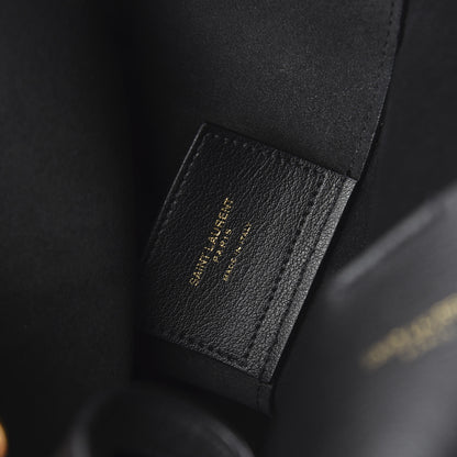 Saint Laurent Calfskin Toy Shopping Tote Black 5 of 7