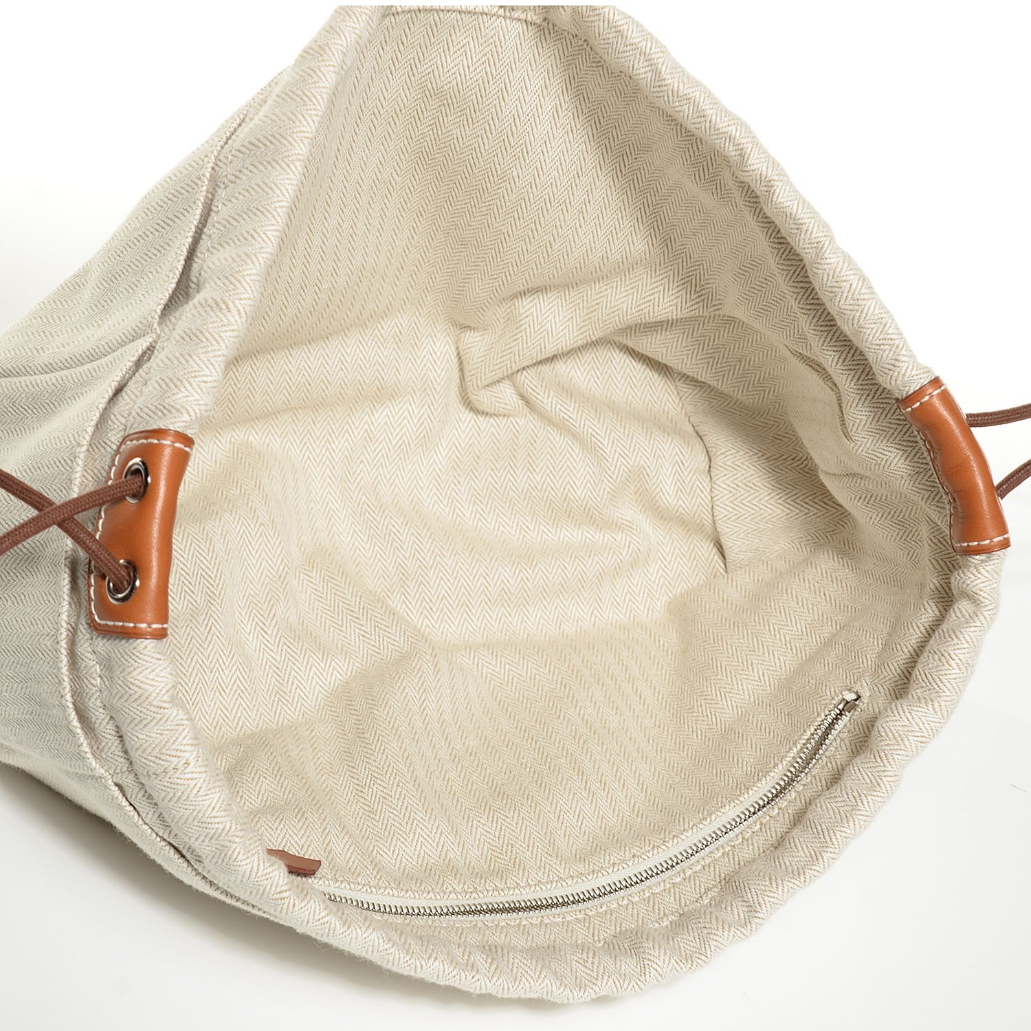 Hermes Canvas Barenia Fourbi 20 PM Pouch Naturel Fauve 6 of 13