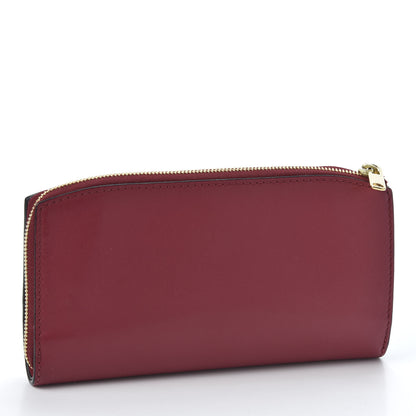 Burberry Calfskin Alvington Continental Wallet Peony Rose 2 of 8