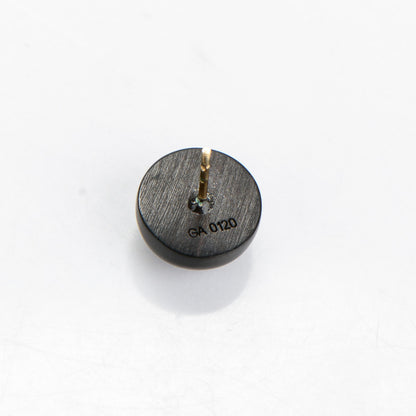 Louis Vuitton Tiger Wood Brass Silvania Stud Earrings 4 of 6