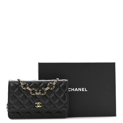 Chanel Caviar Quilted Miss Coco Wallet On Chain WOC Black 14 of 14