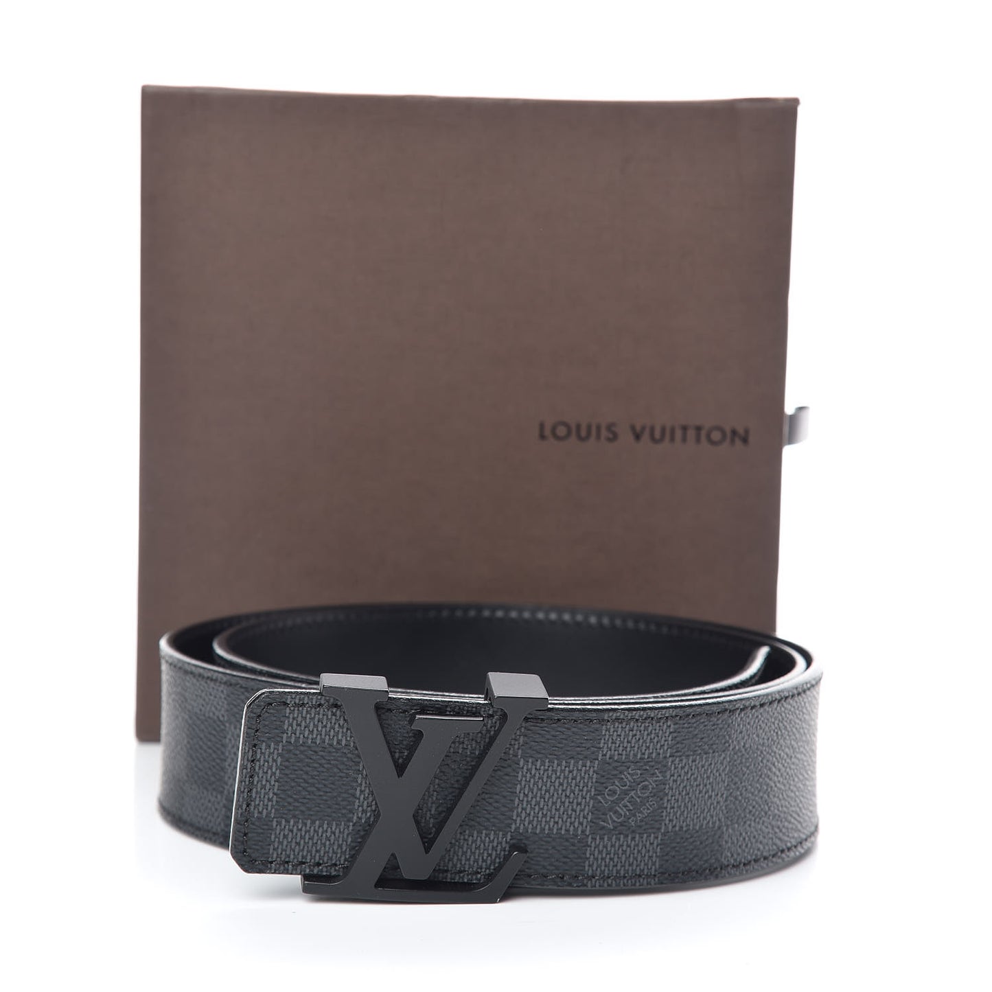 Damier Graphite LV Initiales Belt 90 36