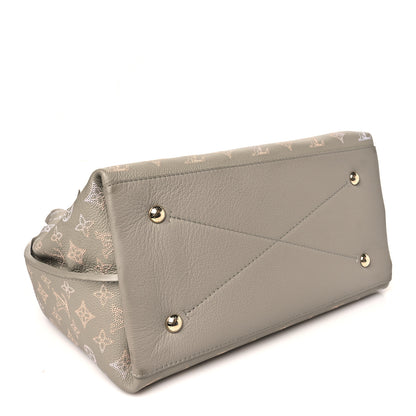 Louis Vuitton Reverse Mahina Carmel Hobo Gray 4 of 9