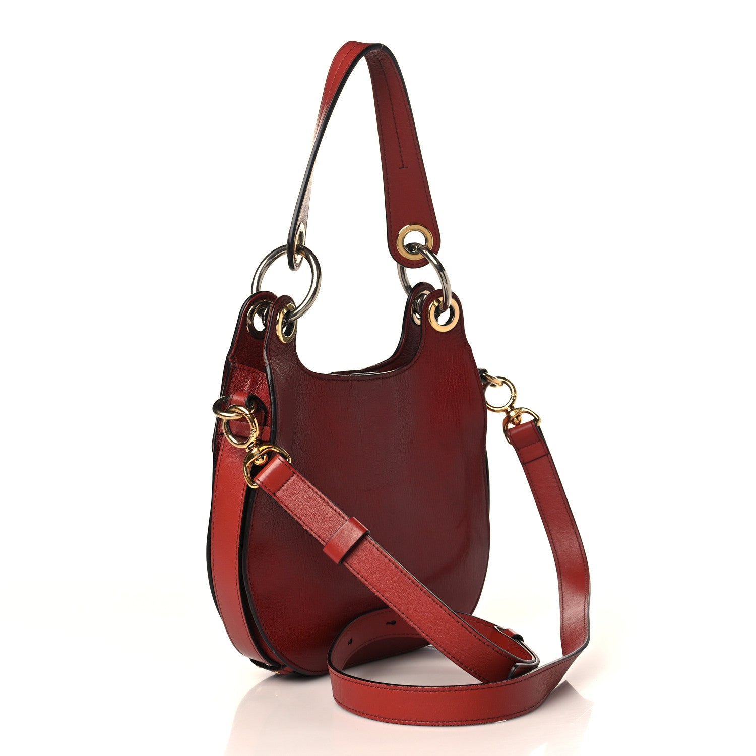 Chloe Calfskin Medium Tess Hobo Sepia Brown 3 of 12