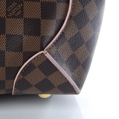 Louis Vuitton Damier Ebene Caissa Hobo Rose Ballerine 18 of 18