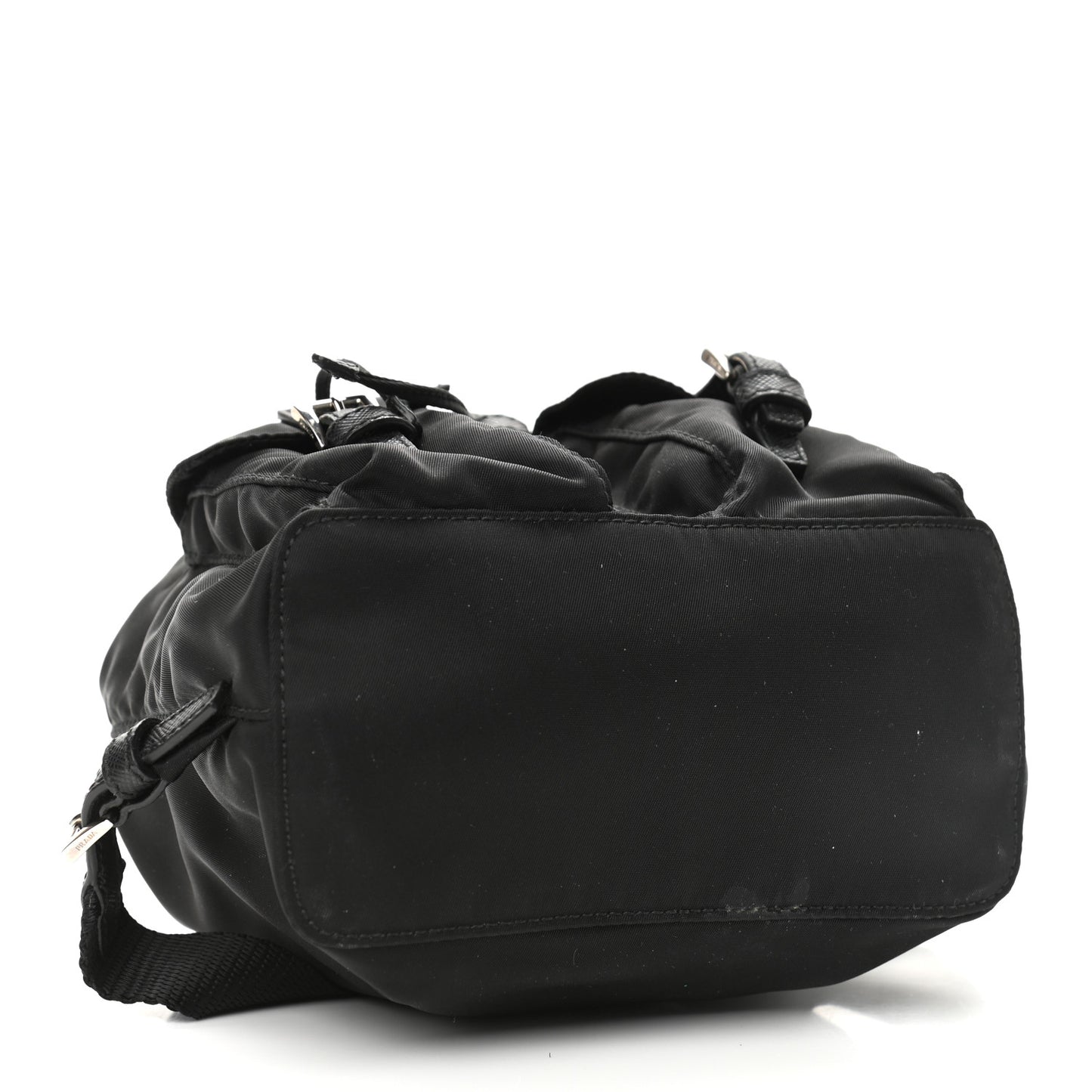 Nylon Vela Mini Crossbody Backpack Black