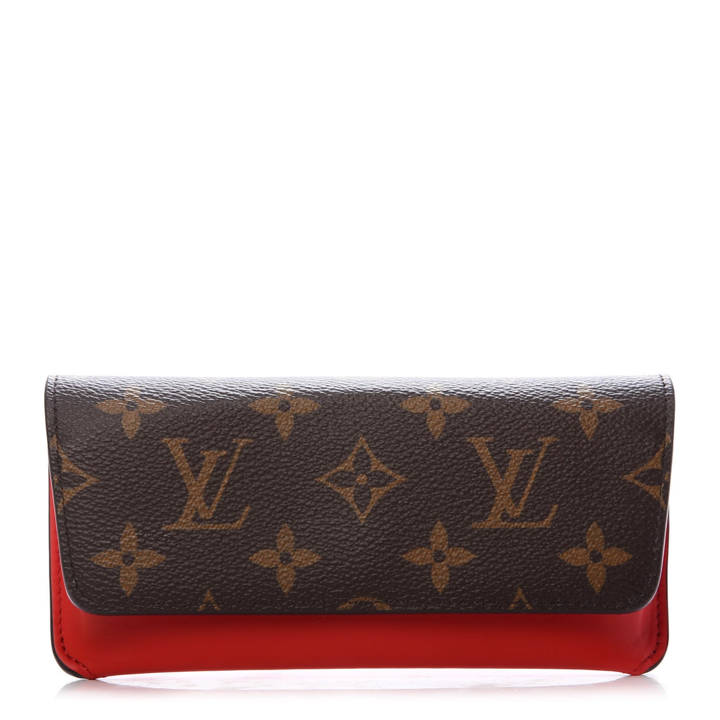 Monogram Woody Glasses Case Rouge