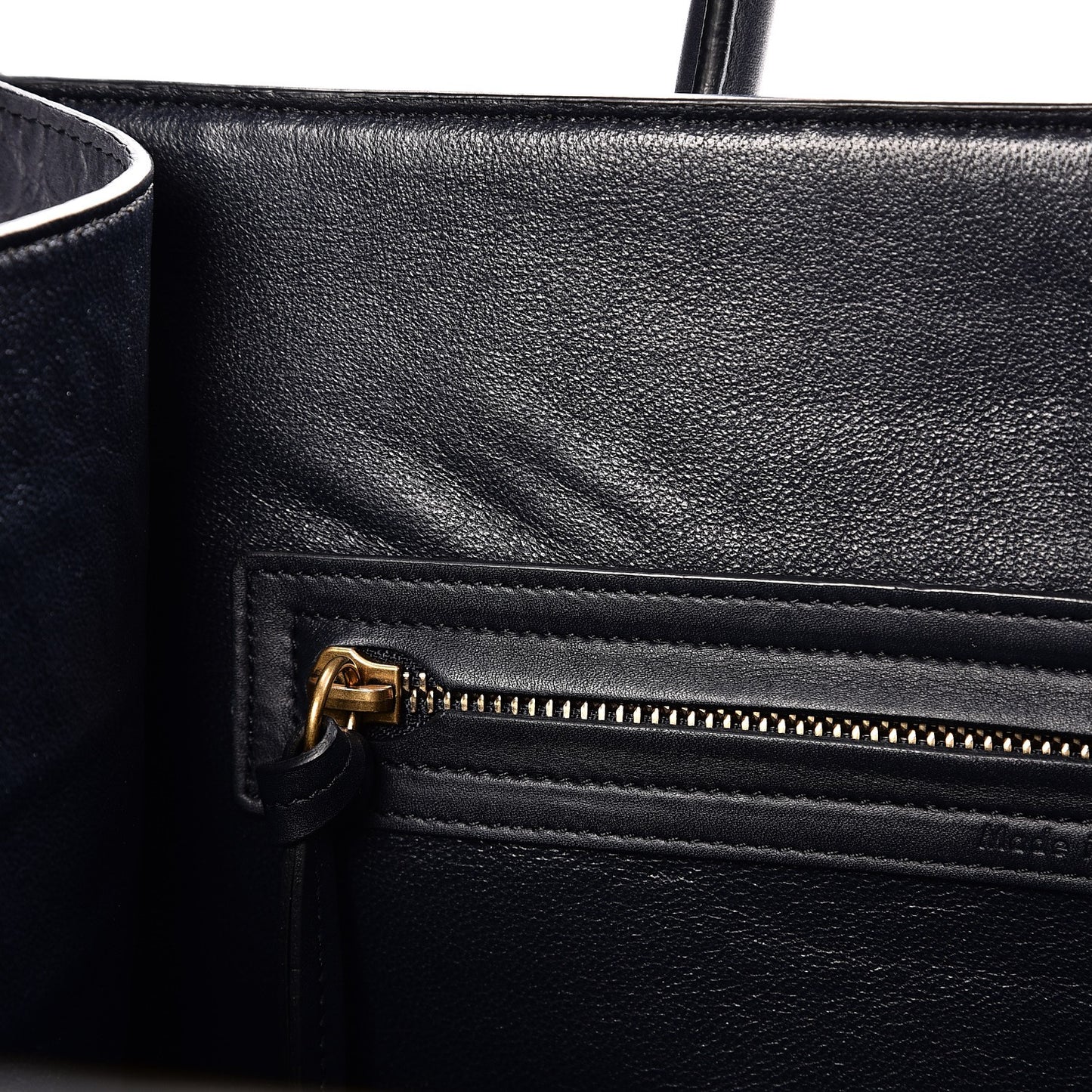 Crocodile Embossed Nubuck Medium Phantom Luggage Navy Blue