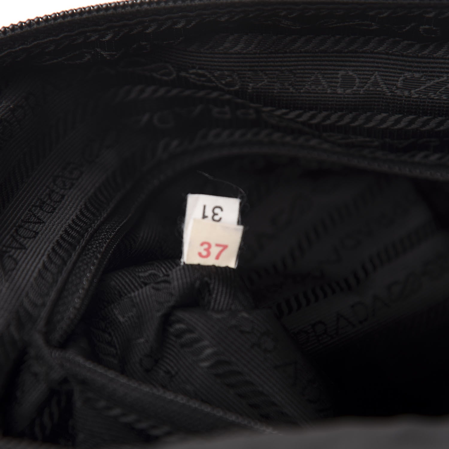 Prada Nylon Flat Messenger Bag Black 9 of 10