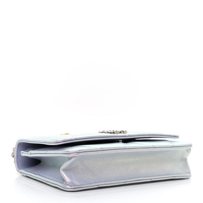 Chanel Iridescent Calfskin Quilted Chanel 19 Wallet On Chain WOC Light Purple 4 of 12