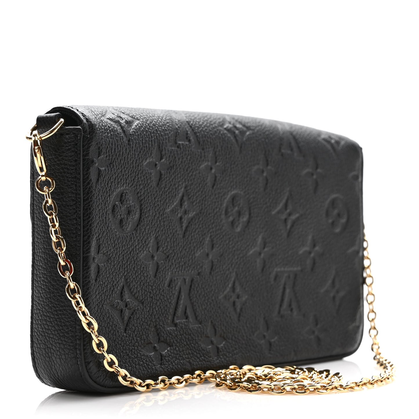 Empreinte Pochette Felicie Chain Wallet Black