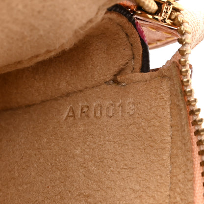 Louis Vuitton Monogram Cherry Blossom Pochette Accessories Brown 7 of 13