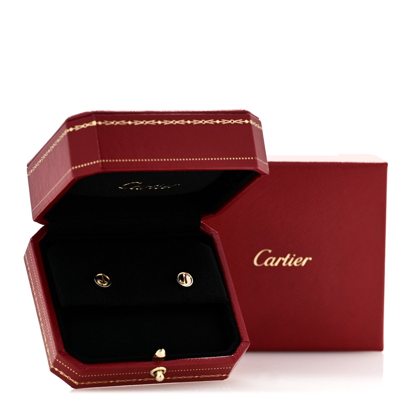 18K Yellow Gold LOVE Earrings