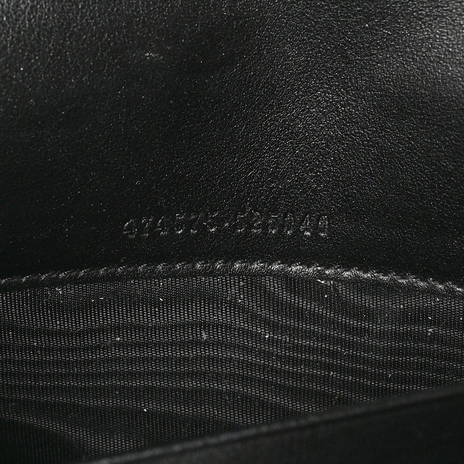 Gucci Calfskin Matelasse GG Marmont Chain Wallet Black 6 of 11