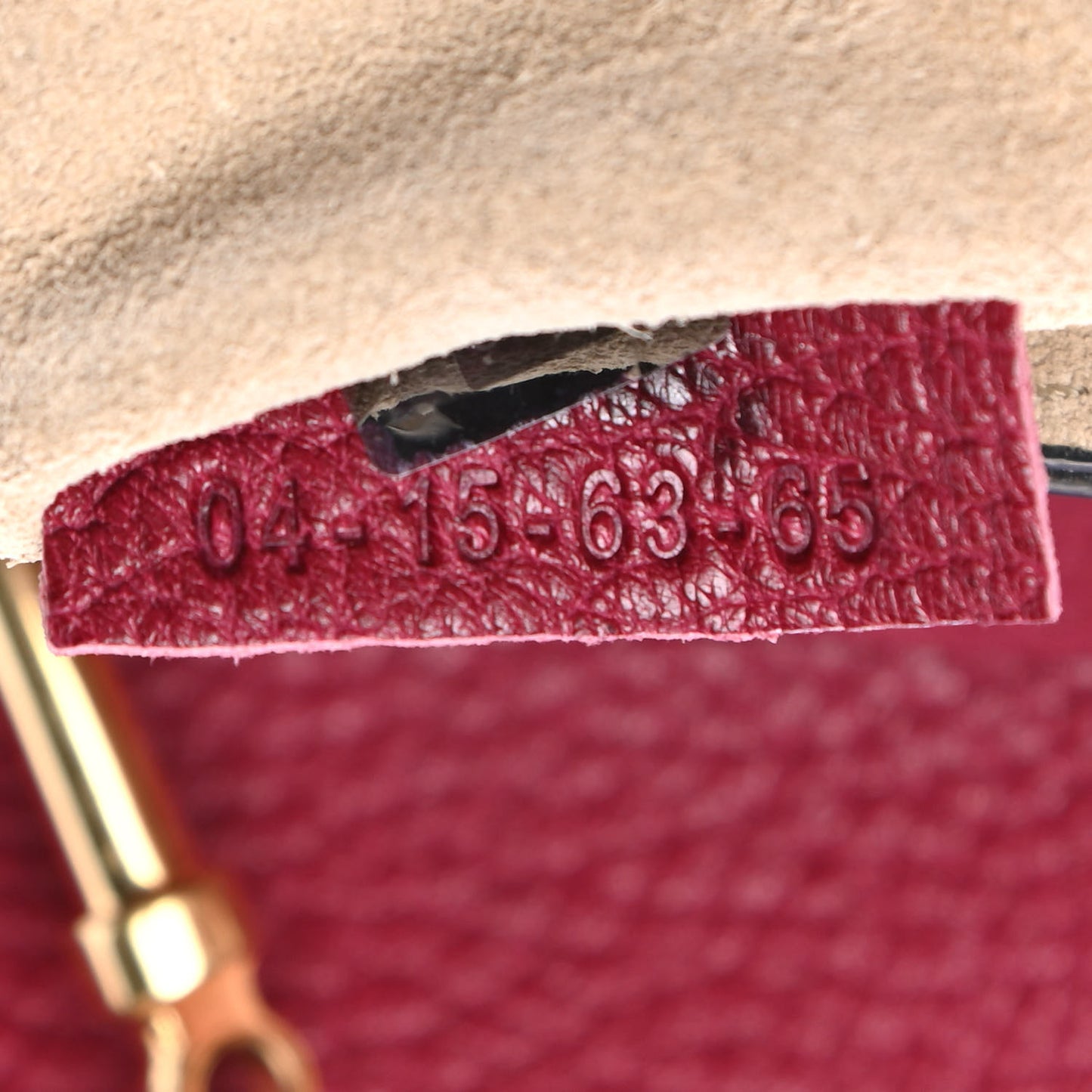 Grained Lambskin Nano Drew Shoulder Bag Wine Purple