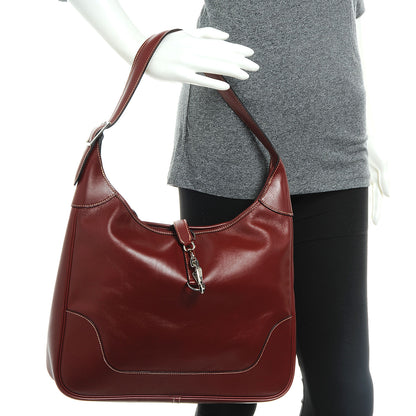 Hermes Box Leather Trim 35 Rouge H 2 of 9