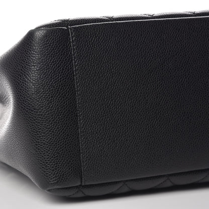 Chanel Caviar Quilted Grand Shopping Tote GST Black 8 of 13
