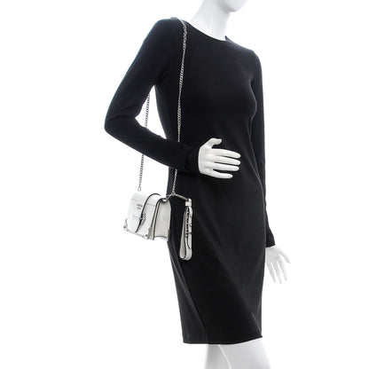 Prada City Calfskin Cahier Chain Wristlet Clutch White 2 of 6