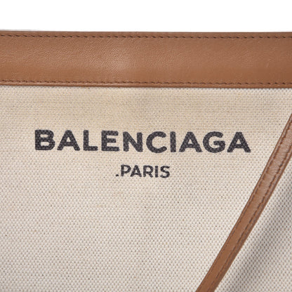 Balenciaga Cotton Canvas Pochette Crossbody Bag Tan 8 of 15