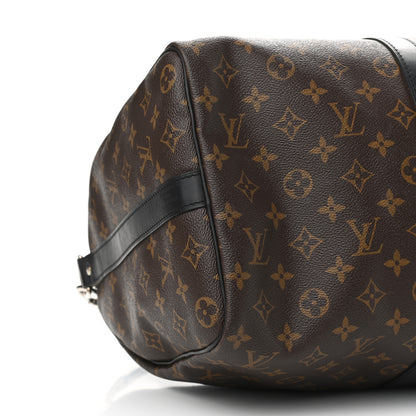 Louis Vuitton Monogram Macassar Keepall Bandouliere 45 8 of 11