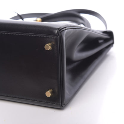 Hermes Box Kelly Retourne 32 Black 14 of 15