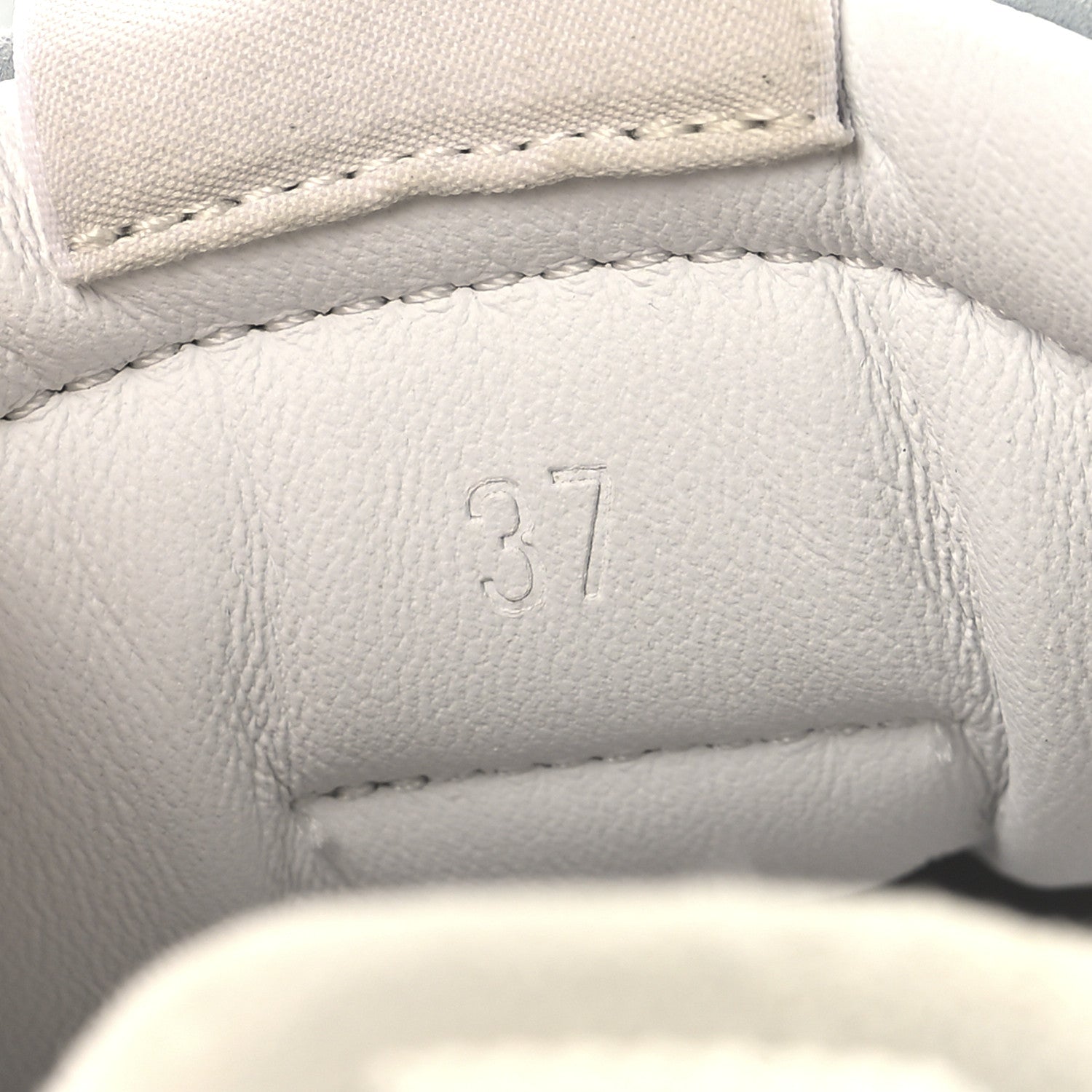 Hermes Suede Goatskin Jet Sneakers 37 Gris Nuage White 7 of 9
