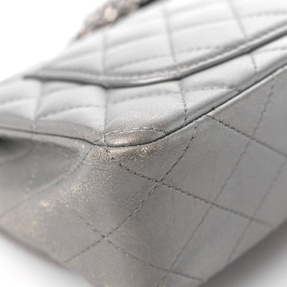 Chanel Metallic Calfskin Quilted Mini Rectangular Flap Ruthenium 10 of 15