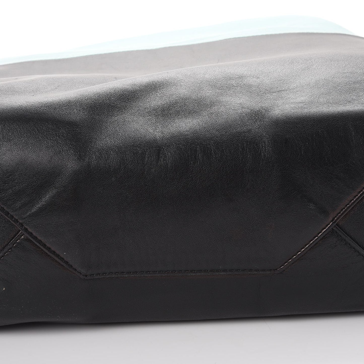 Lambskin Vertical Bi-Cabas Blue Black