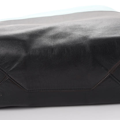 Celine Lambskin Vertical Bi-Cabas Blue Black 18 of 21
