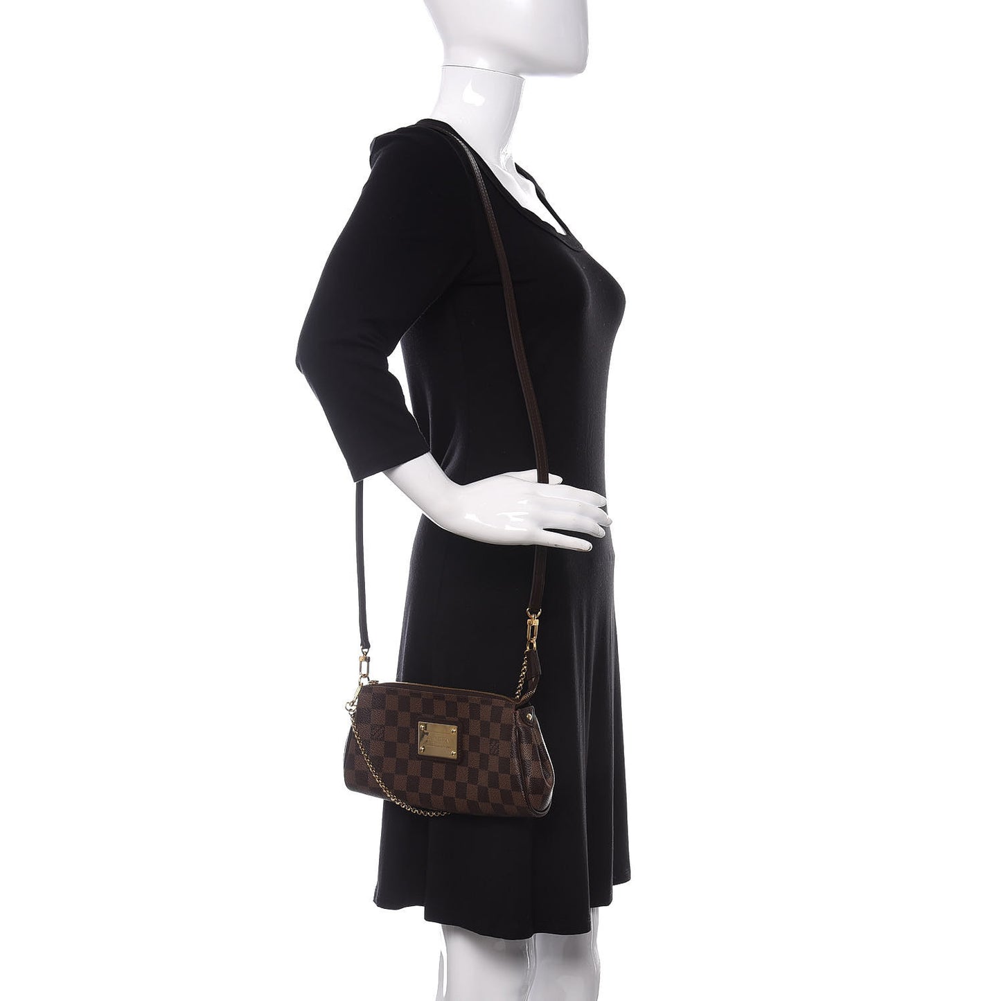 Damier Ebene Eva Clutch