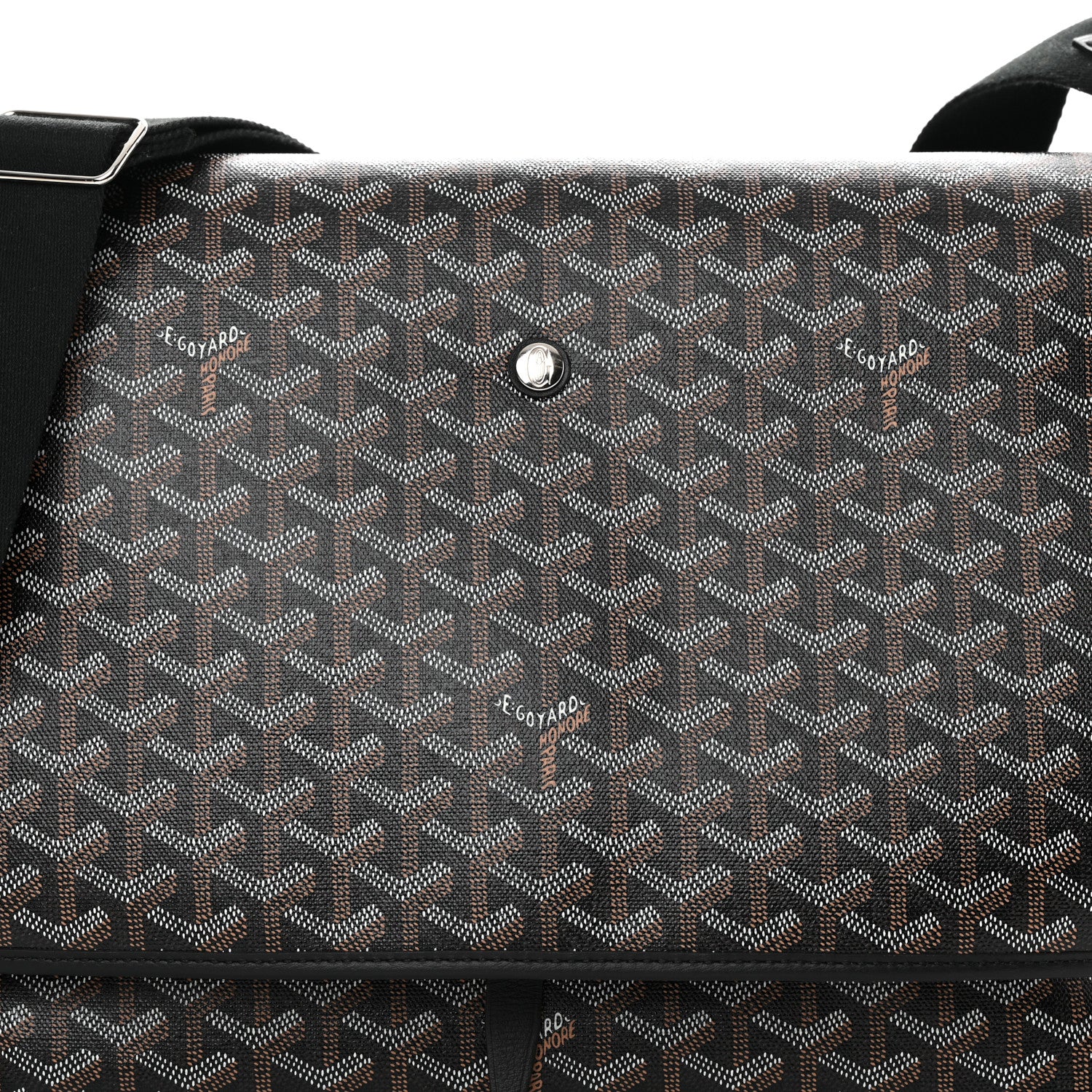 Goyard Goyardine Capetien Messenger Bag Black 7 of 11