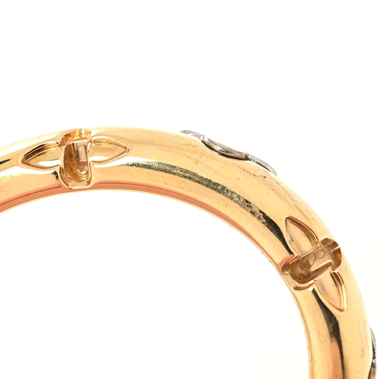 Metal Daily Monogram Bracelet M Gold