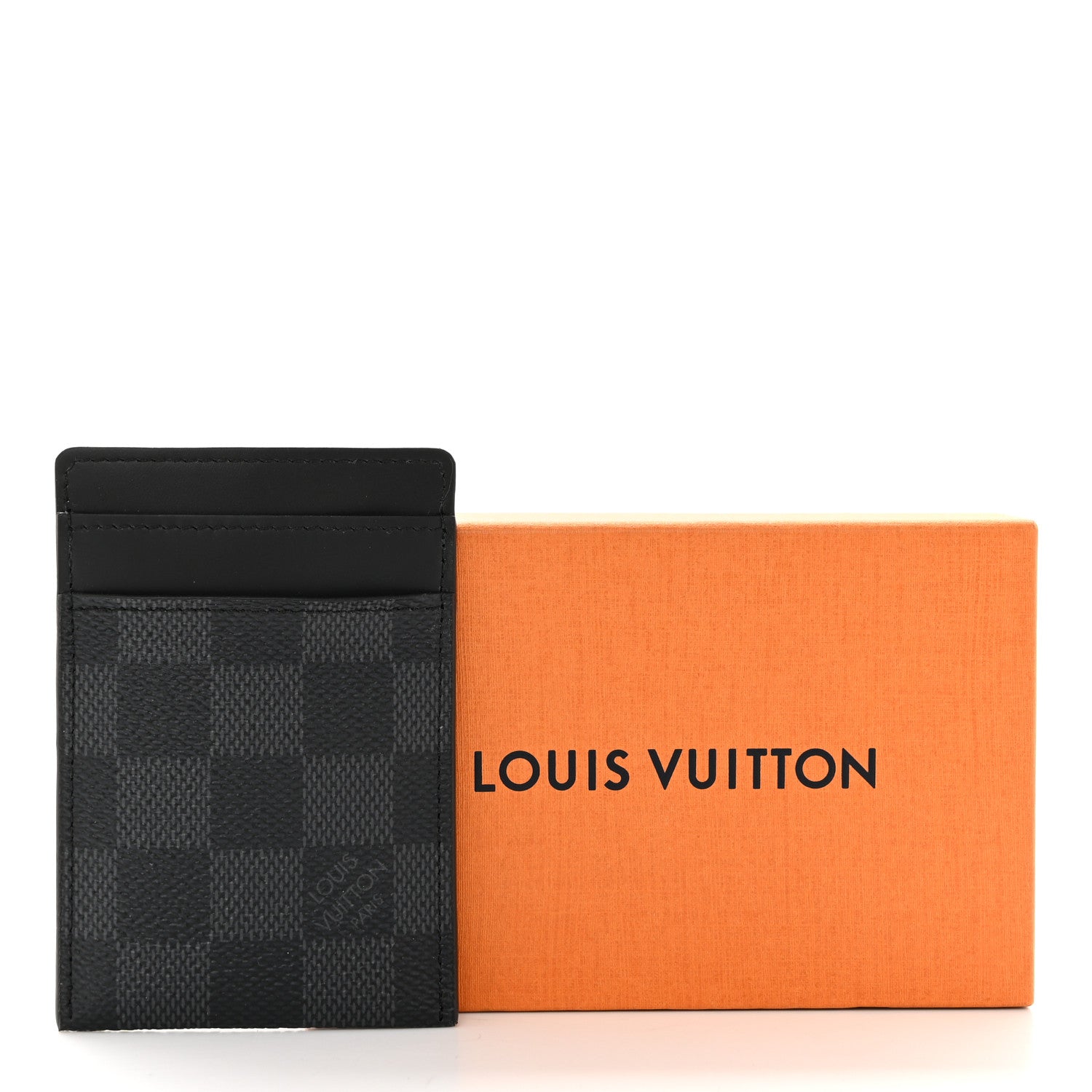Louis Vuitton Damier Graphite Pince Card Holder Bill Clip 7 of 7