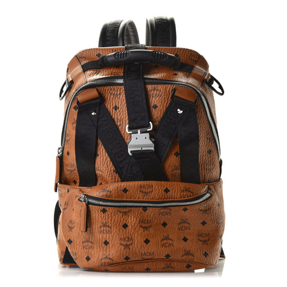 MCM Visetos Medium Jemison Backpack Cognac 2 of 10