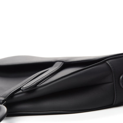 Christian Dior Ultra Matte Calfskin Saddle Bag Black 7 of 14