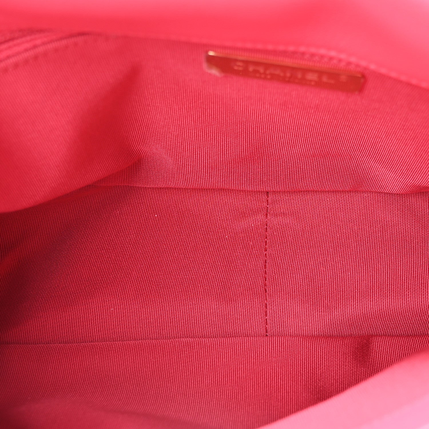 Chanel Lambskin Quilted Large Chanel 19 Flap Dark Pink 5 of 11