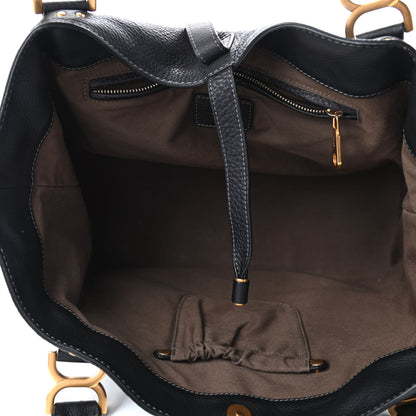 Chloe Calfskin Large New Marcie Tote Black 4 of 4