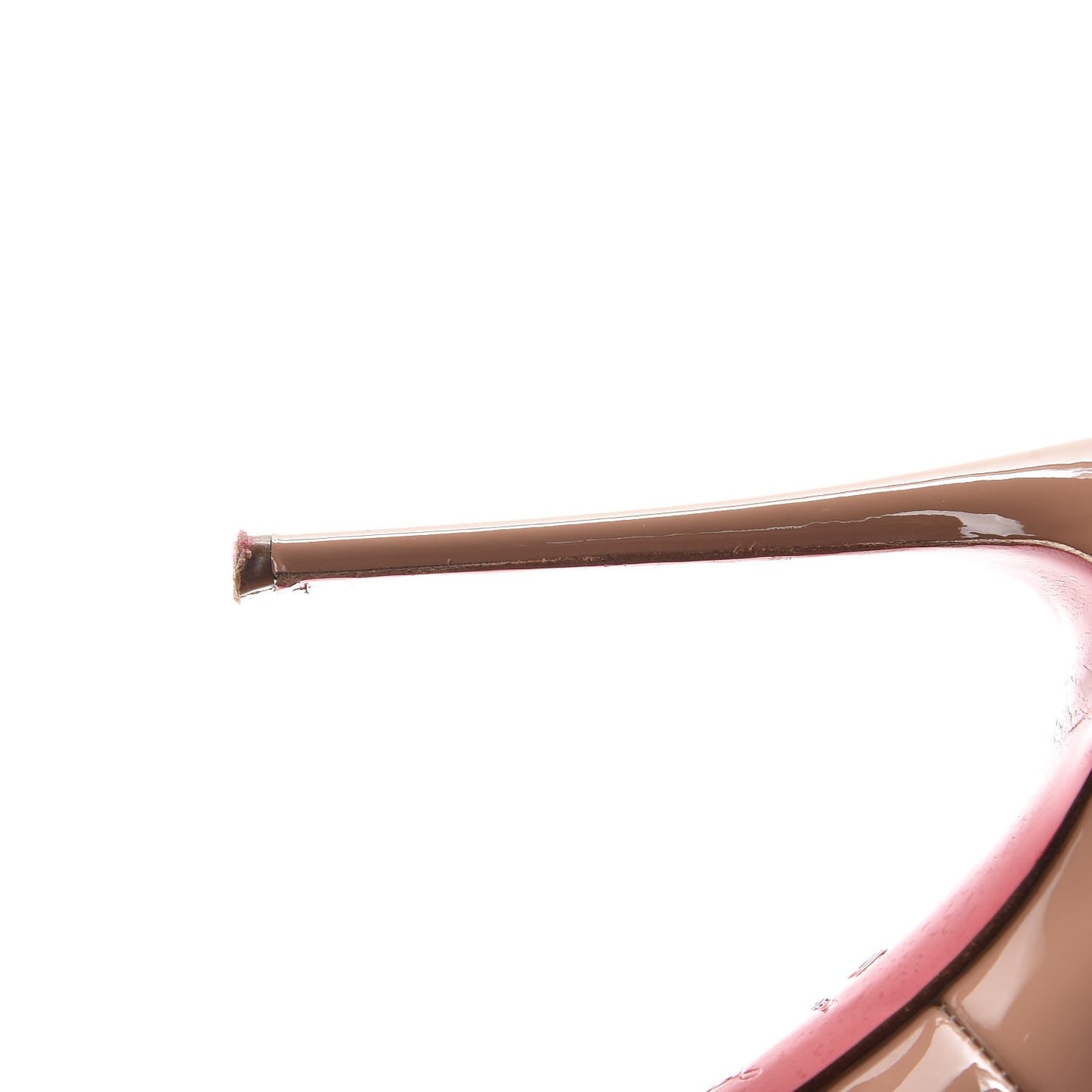 Patent New Very Prive 120 Pumps 37.5 Nude