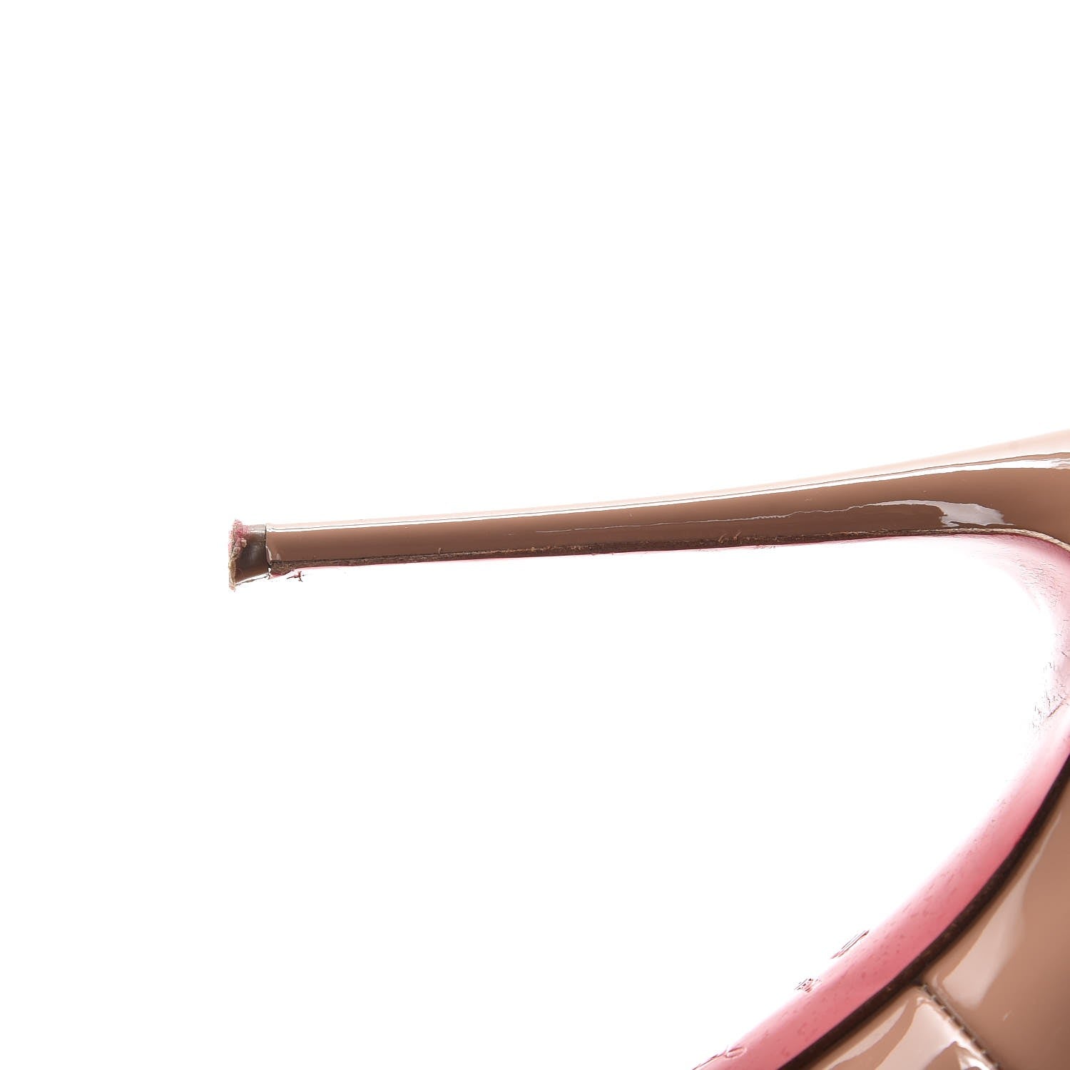 Christian Louboutin Patent New Very Prive 120 Pumps 37.5 Nude 9 of 14