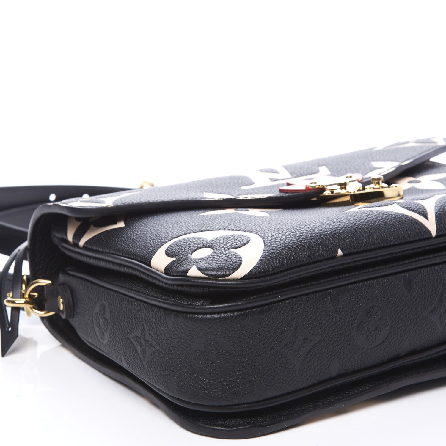 Louis Vuitton Empreinte Monogram Giant Crafty Pochette Metis Black Creme 5 of 9