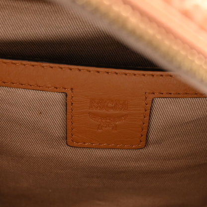 MCM Visetos Small Fusten Belt Bag Cognac 6 of 9