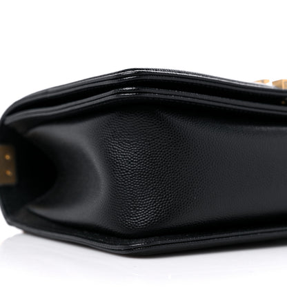 Chanel Caviar Quilted Medium Boy Flap Black 8 of 10