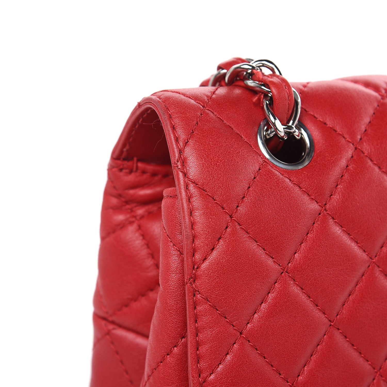 Chanel Calfskin Quilted In The Business Flap Red 13 of 20