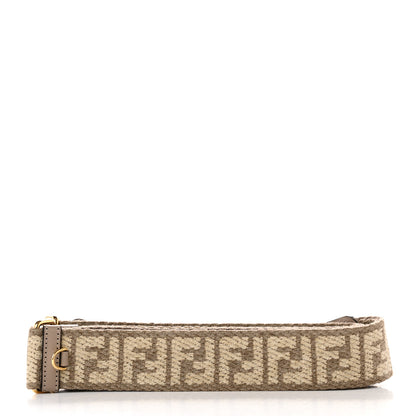 Fendi Chenille Vitello King FF Adjustable Strap You Tortora Nuvola 2 of 7