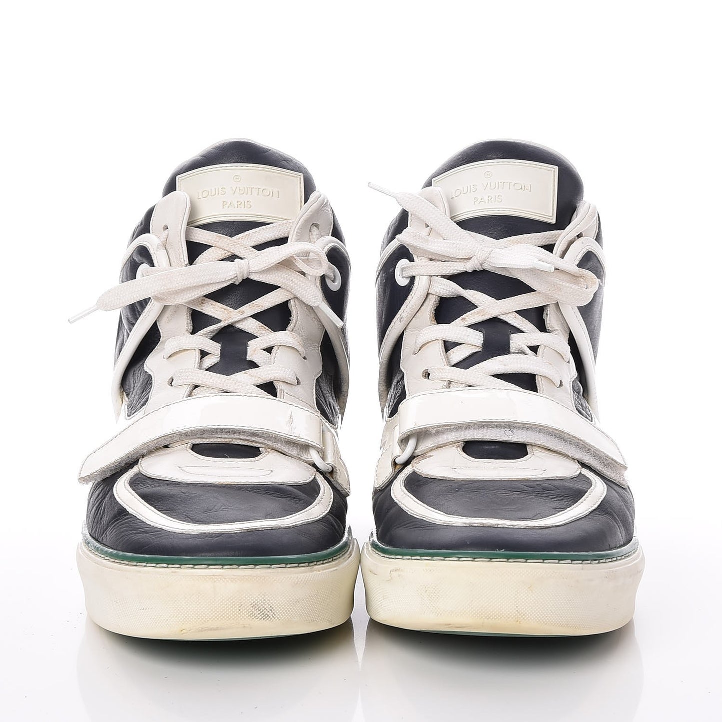 Mens Empreinte Patent Tower High Top Sneakers 10 Navy White