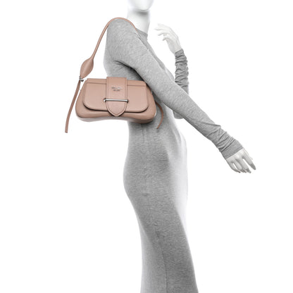 Prada City Calfskin Saffiano Sidonie Shoulder Bag Cipria 2 of 12