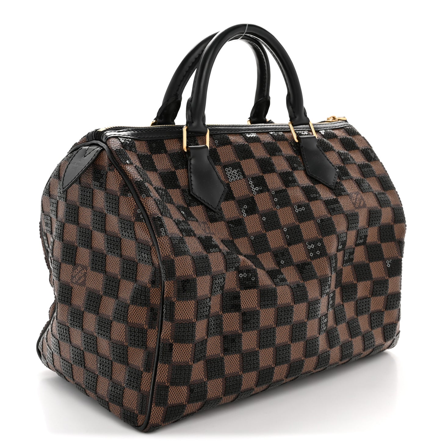 Damier Paillettes Speedy 30 Black